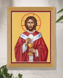 Christ High Priest Original Icon 14" tall SOLD